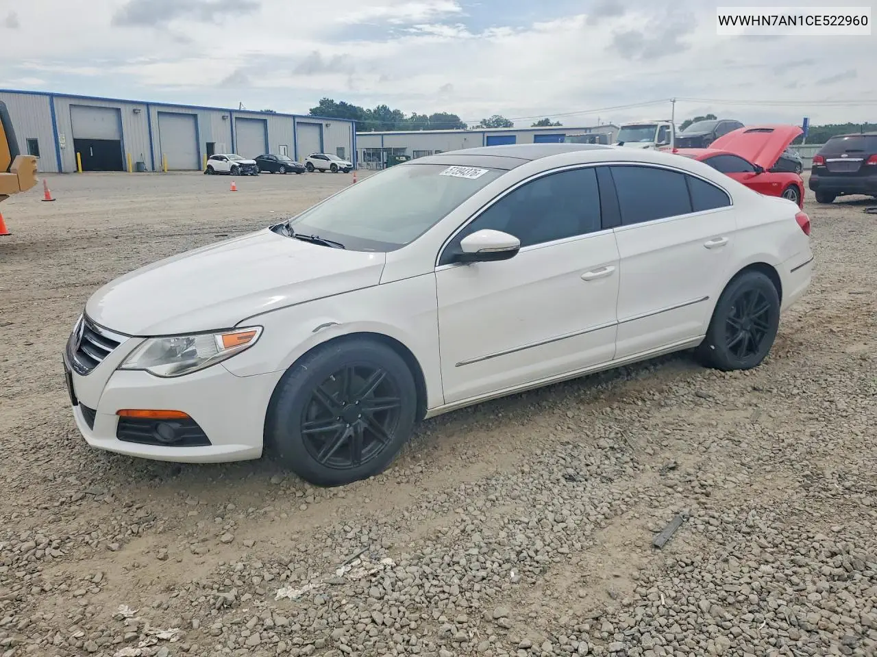 2012 Volkswagen Cc Luxury
