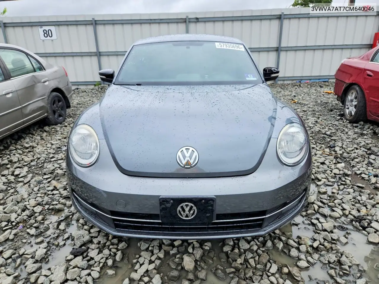 2012 Volkswagen Beetle Turbo VIN: 3VWVA7AT7CM640046 Lot: 57935696