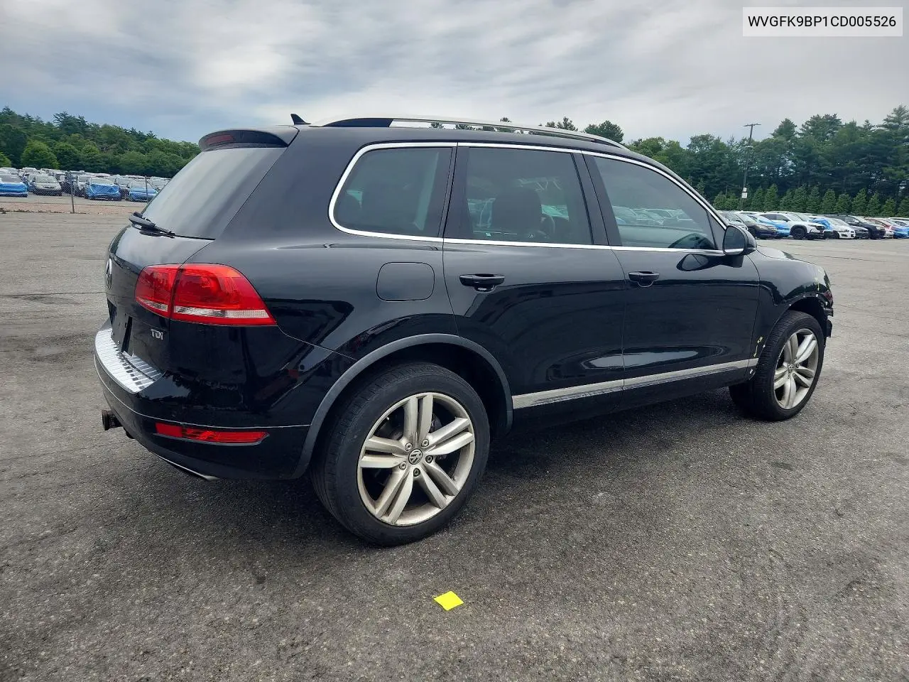 2012 Volkswagen Touareg V6 Tdi VIN: WVGFK9BP1CD005526 Lot: 58185436
