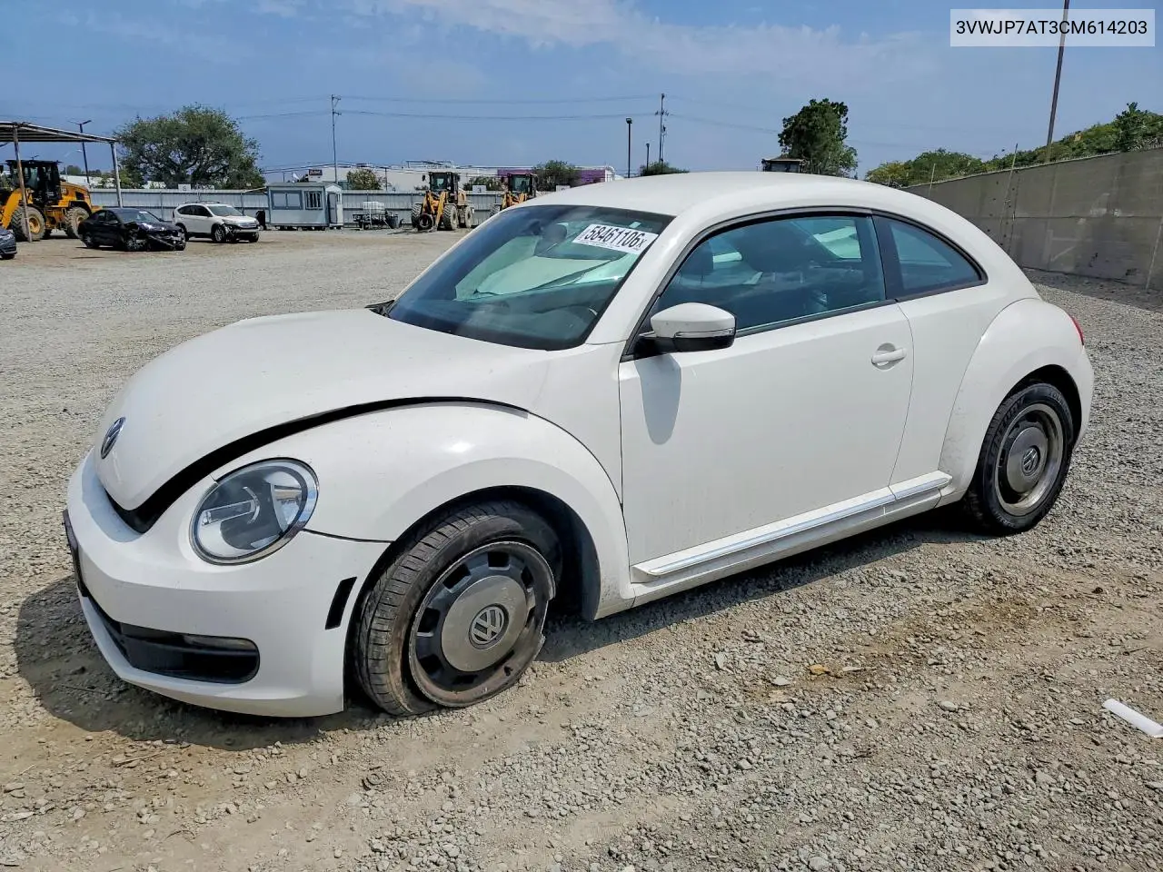 2012 Volkswagen Beetle VIN: 3VWJP7AT3CM614203 Lot: 58461106