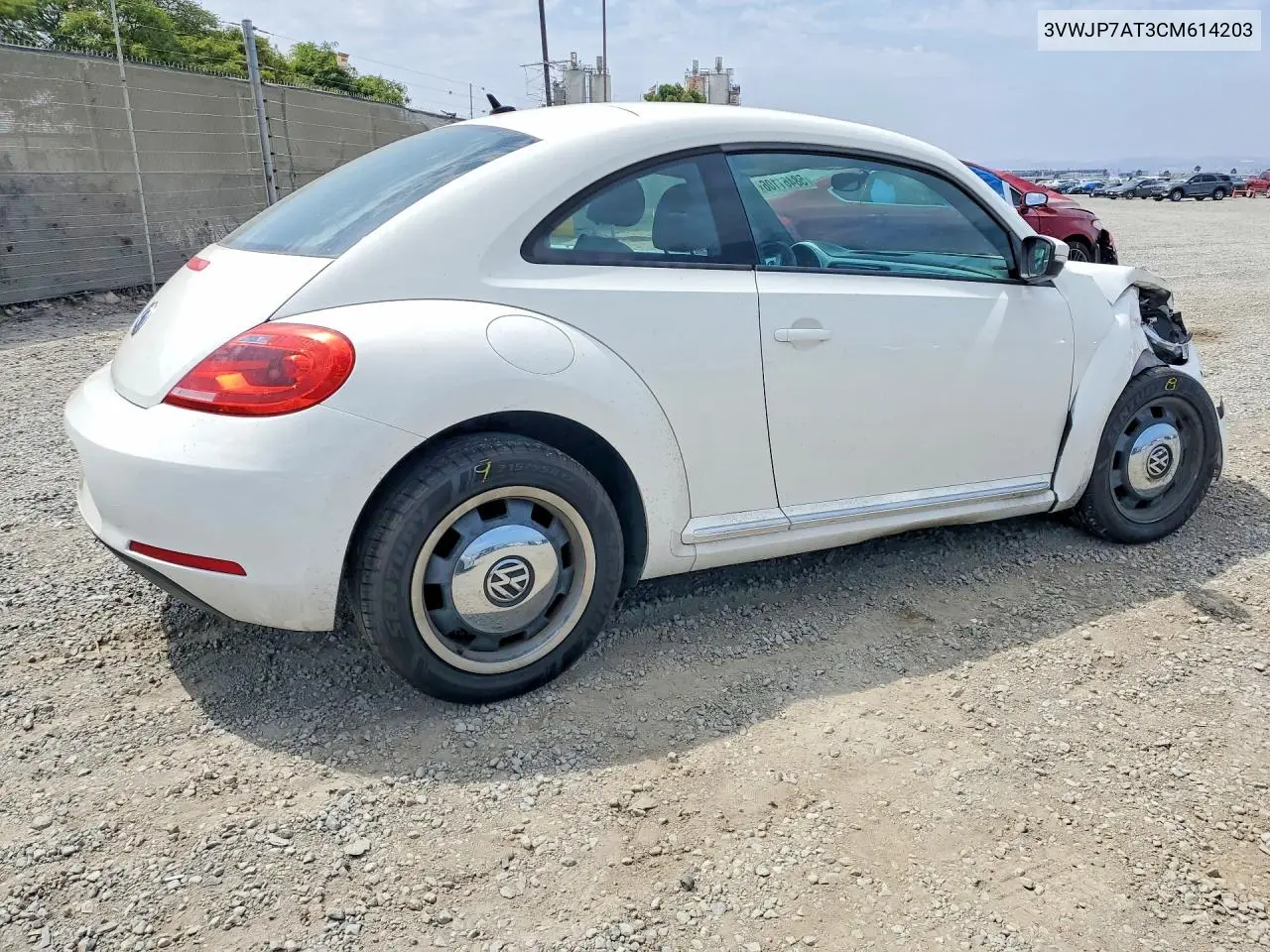 2012 Volkswagen Beetle VIN: 3VWJP7AT3CM614203 Lot: 58461106