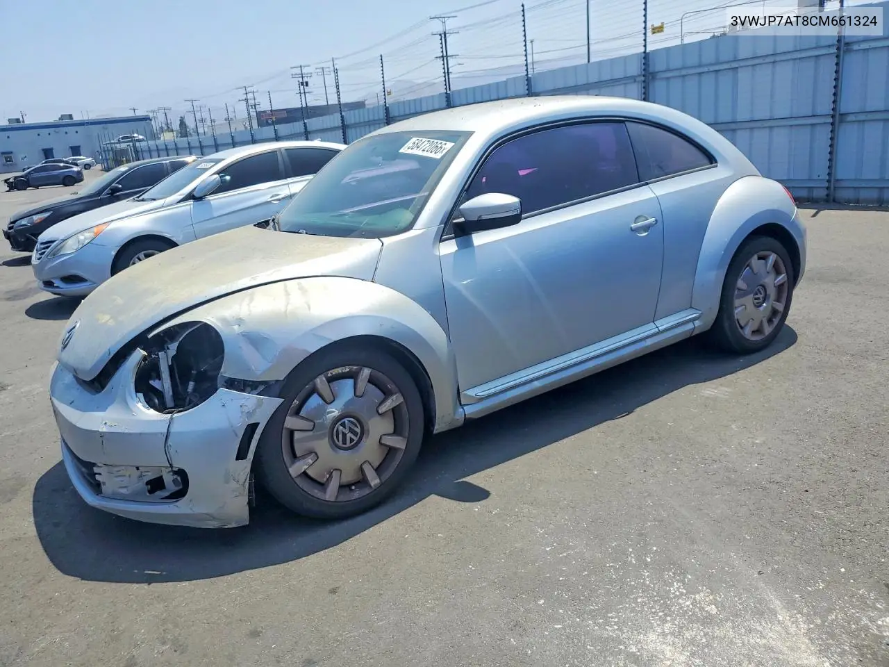 2012 Volkswagen Beetle VIN: 3VWJP7AT8CM661324 Lot: 58472066