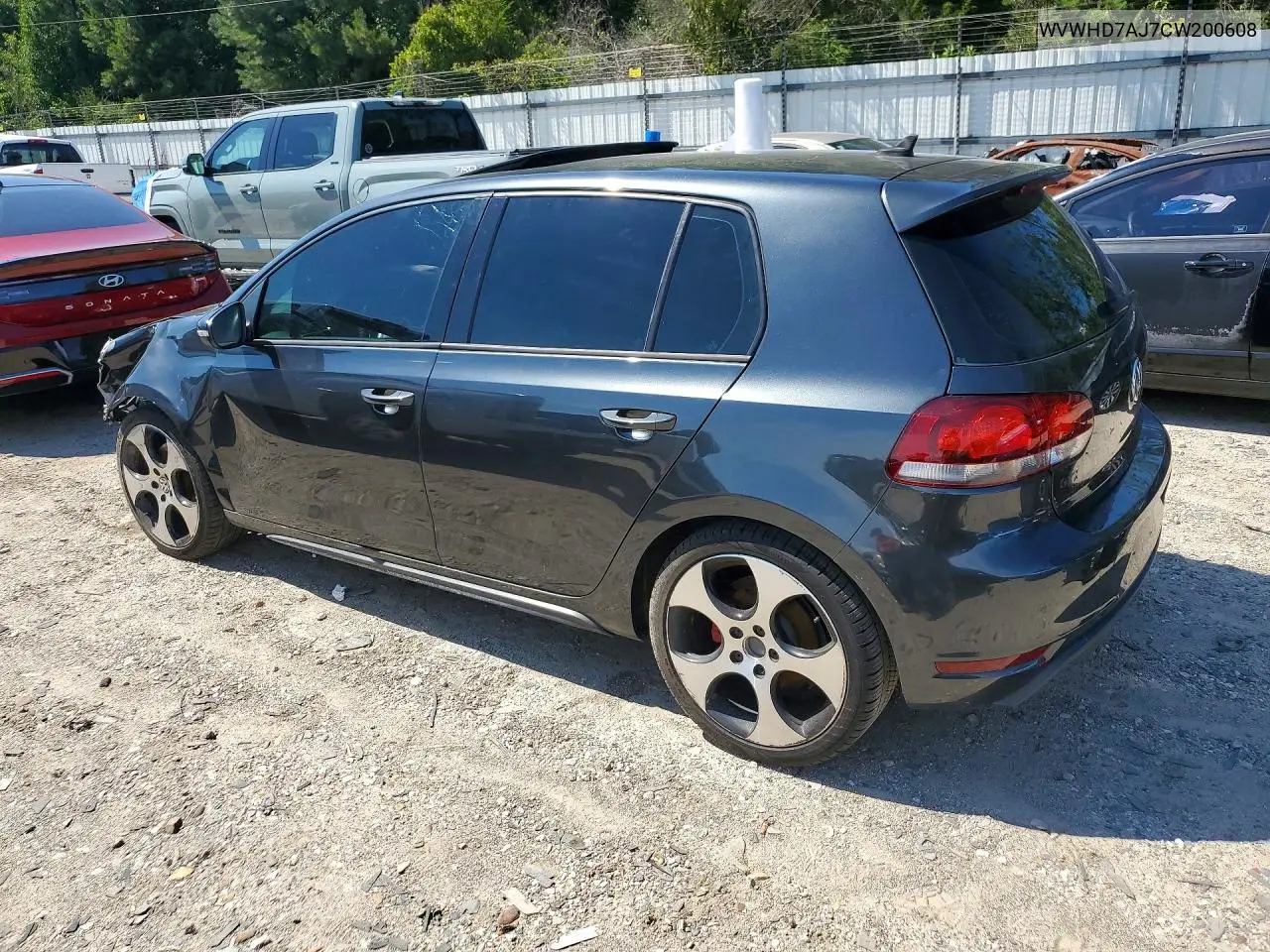 2012 Volkswagen Gti VIN: WVWHD7AJ7CW200608 Lot: 58516636
