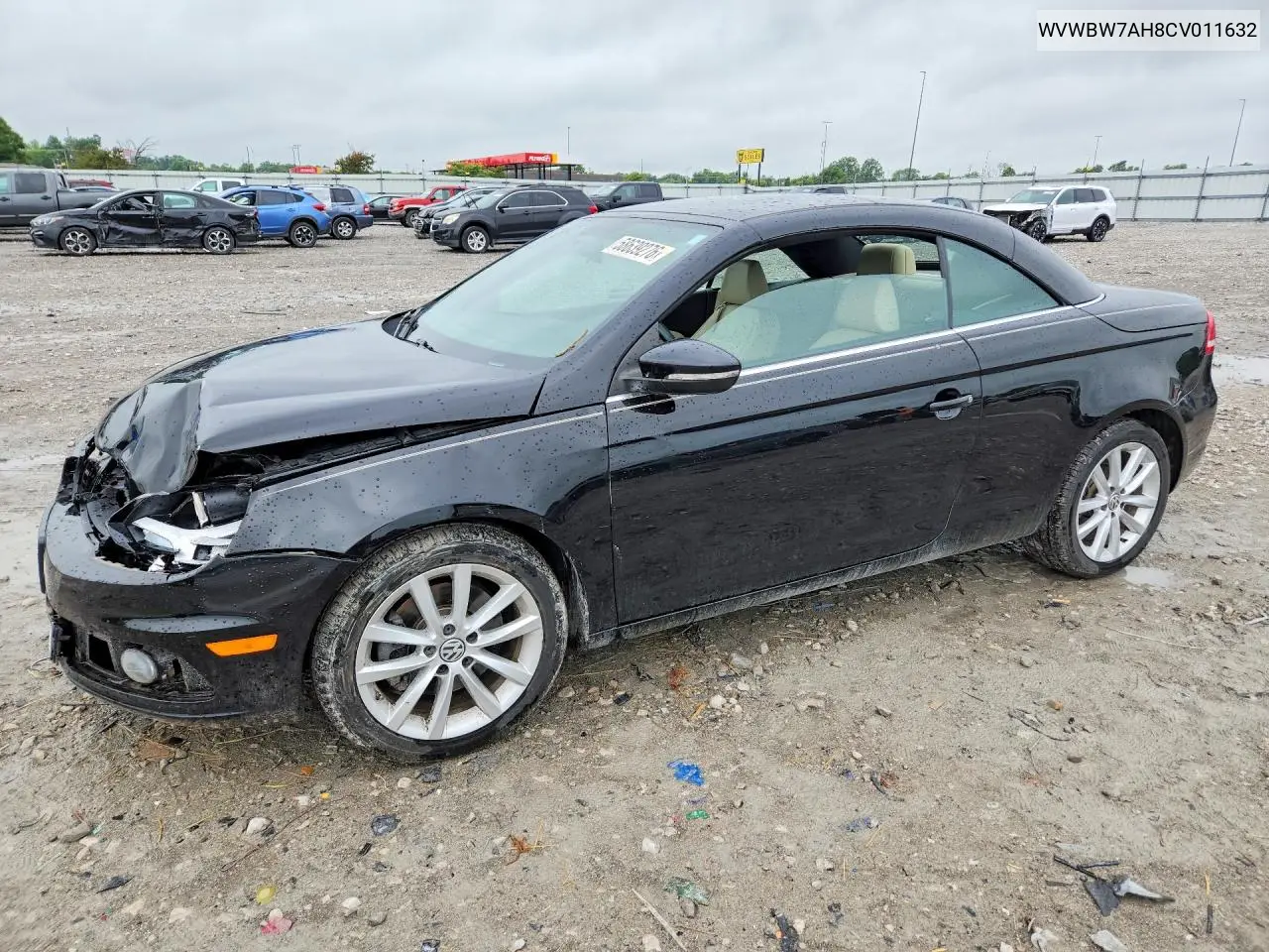2012 Volkswagen Eos Komfort VIN: WVWBW7AH8CV011632 Lot: 58639276
