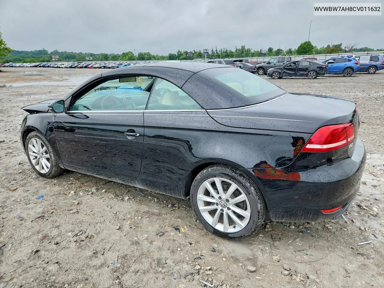 2012 Volkswagen Eos Komfort VIN: WVWBW7AH8CV011632 Lot: 58639276