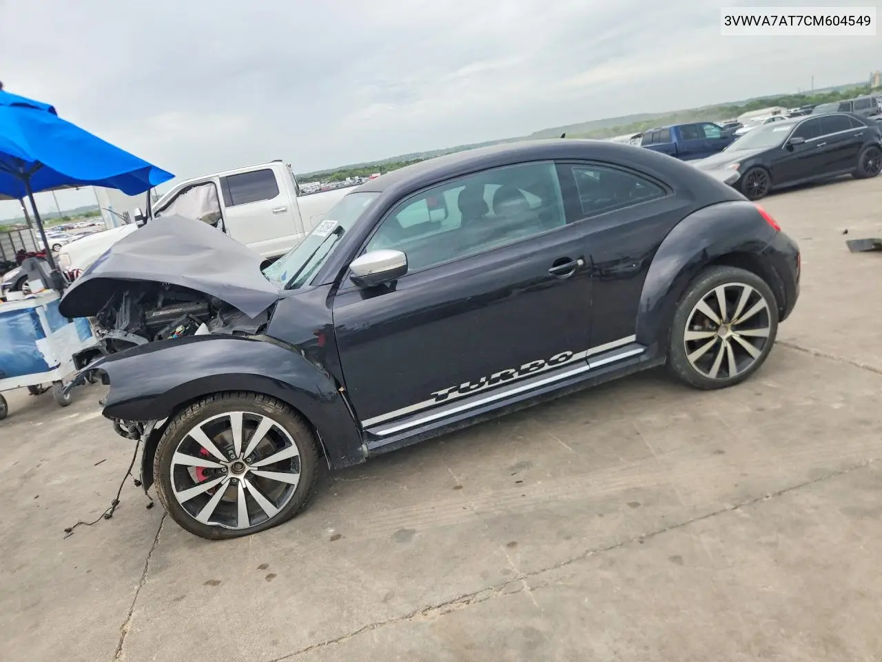 2012 Volkswagen Beetle Turbo VIN: 3VWVA7AT7CM604549 Lot: 58823696