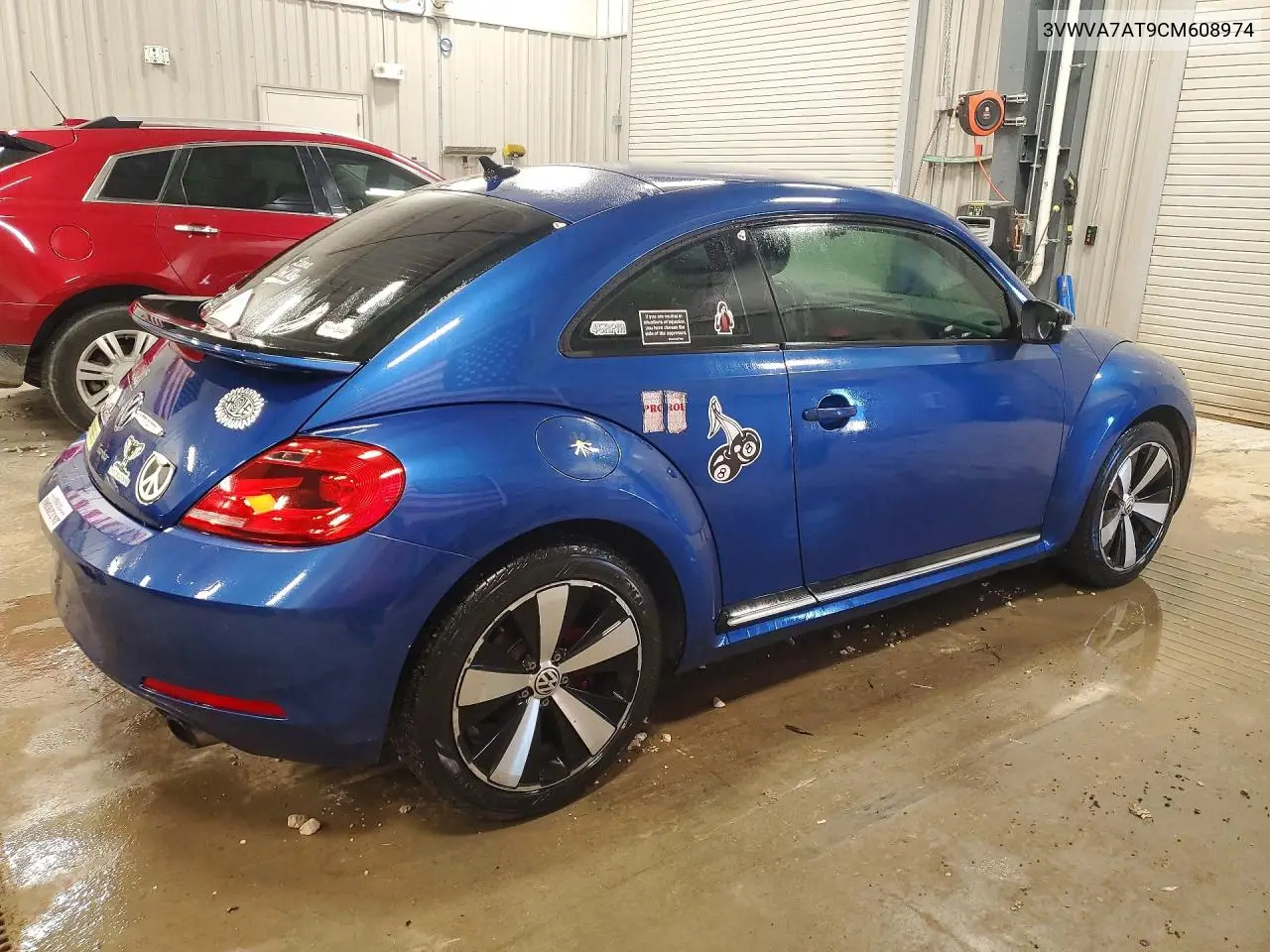 2012 Volkswagen Beetle Turbo VIN: 3VWVA7AT9CM608974 Lot: 58830946
