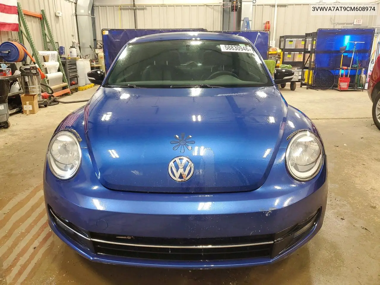 2012 Volkswagen Beetle Turbo VIN: 3VWVA7AT9CM608974 Lot: 58830946