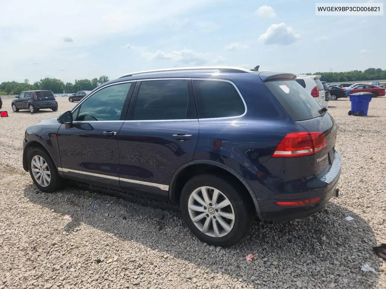 2012 Volkswagen Touareg V6 Tdi VIN: WVGEK9BP3CD006821 Lot: 58837066