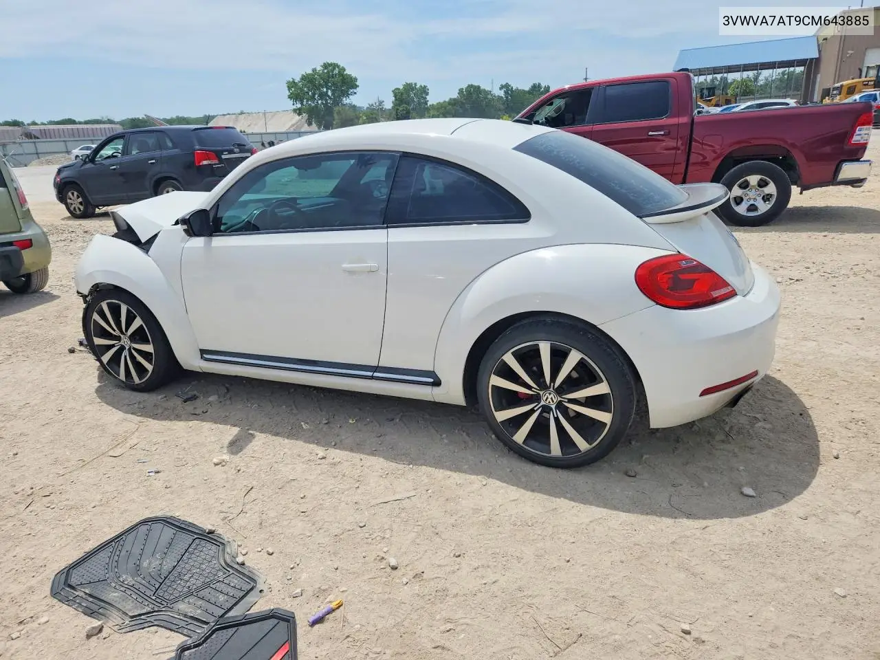 2012 Volkswagen Beetle Turbo VIN: 3VWVA7AT9CM643885 Lot: 59709886