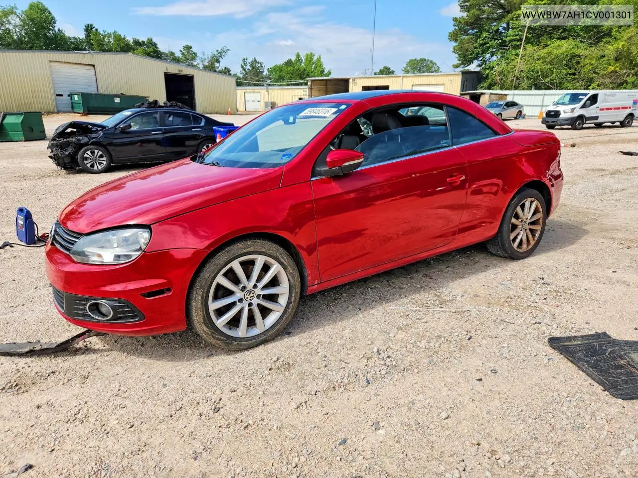 2012 Volkswagen Eos Komfort VIN: WVWBW7AH1CV001301 Lot: 59846316