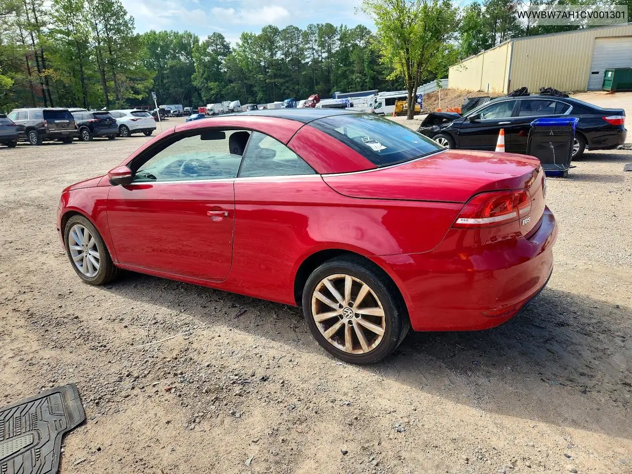 2012 Volkswagen Eos Komfort VIN: WVWBW7AH1CV001301 Lot: 59846316