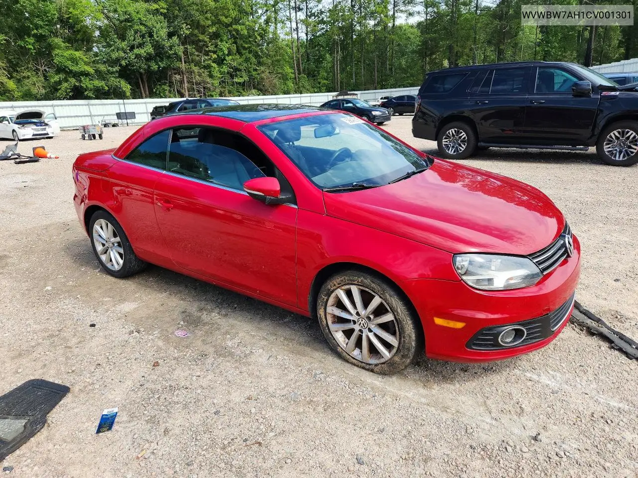 2012 Volkswagen Eos Komfort VIN: WVWBW7AH1CV001301 Lot: 59846316