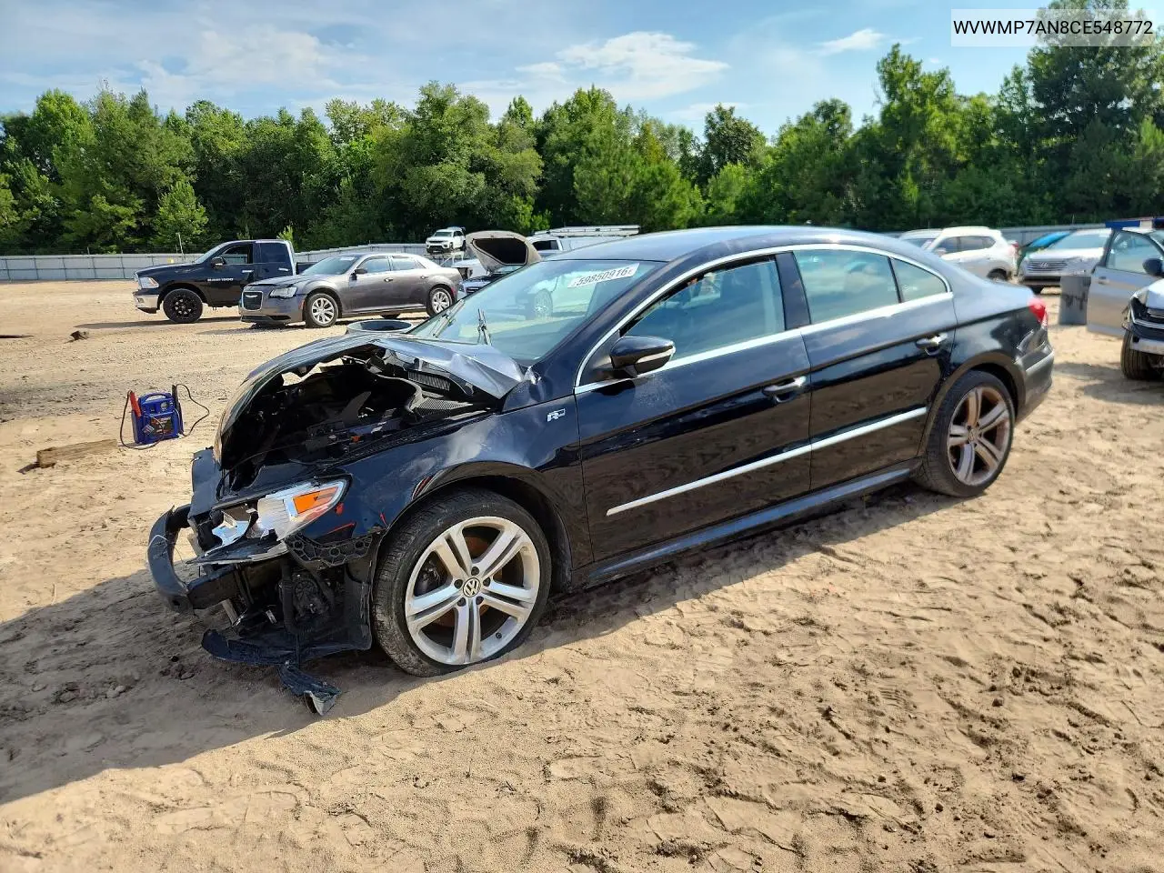 2012 Volkswagen Cc Sport VIN: WVWMP7AN8CE548772 Lot: 59850916