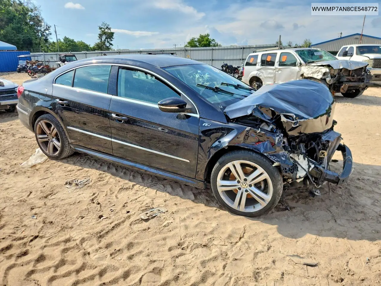 2012 Volkswagen Cc Sport VIN: WVWMP7AN8CE548772 Lot: 59850916