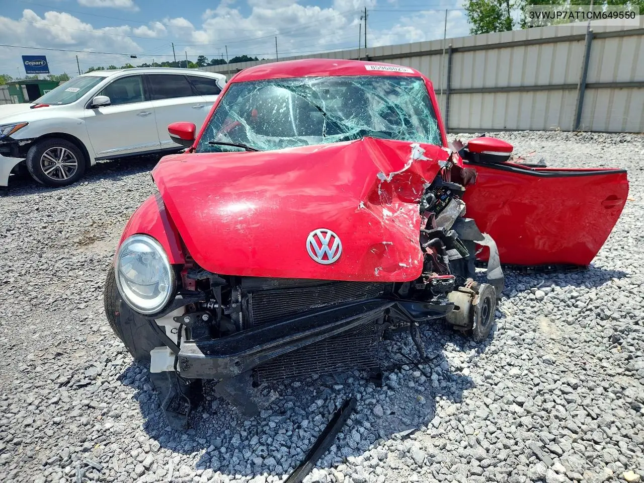2012 Volkswagen Beetle VIN: 3VWJP7AT1CM649550 Lot: 85968025