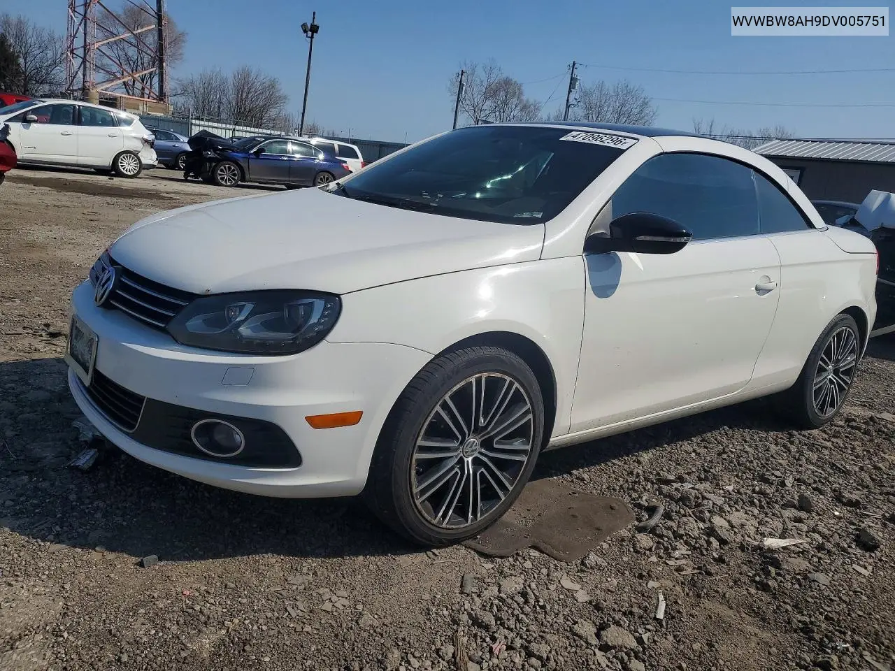 2013 Volkswagen Eos Komfort VIN: WVWBW8AH9DV005751 Lot: 47096296