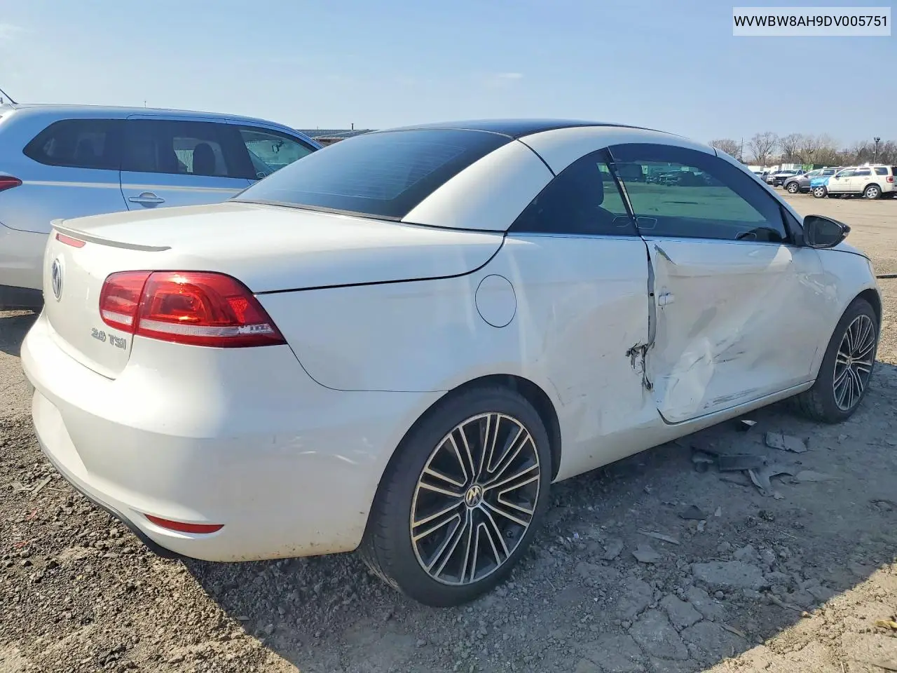 2013 Volkswagen Eos Komfort VIN: WVWBW8AH9DV005751 Lot: 47096296