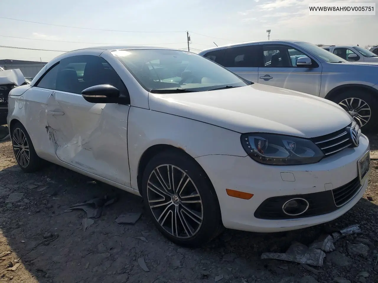 2013 Volkswagen Eos Komfort VIN: WVWBW8AH9DV005751 Lot: 47096296