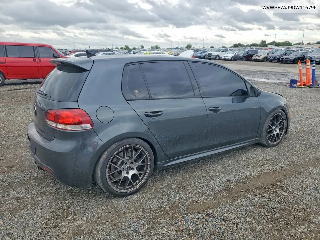 2013 Volkswagen Golf R VIN: WVWPF7AJ9DW116796 Lot: 48642776