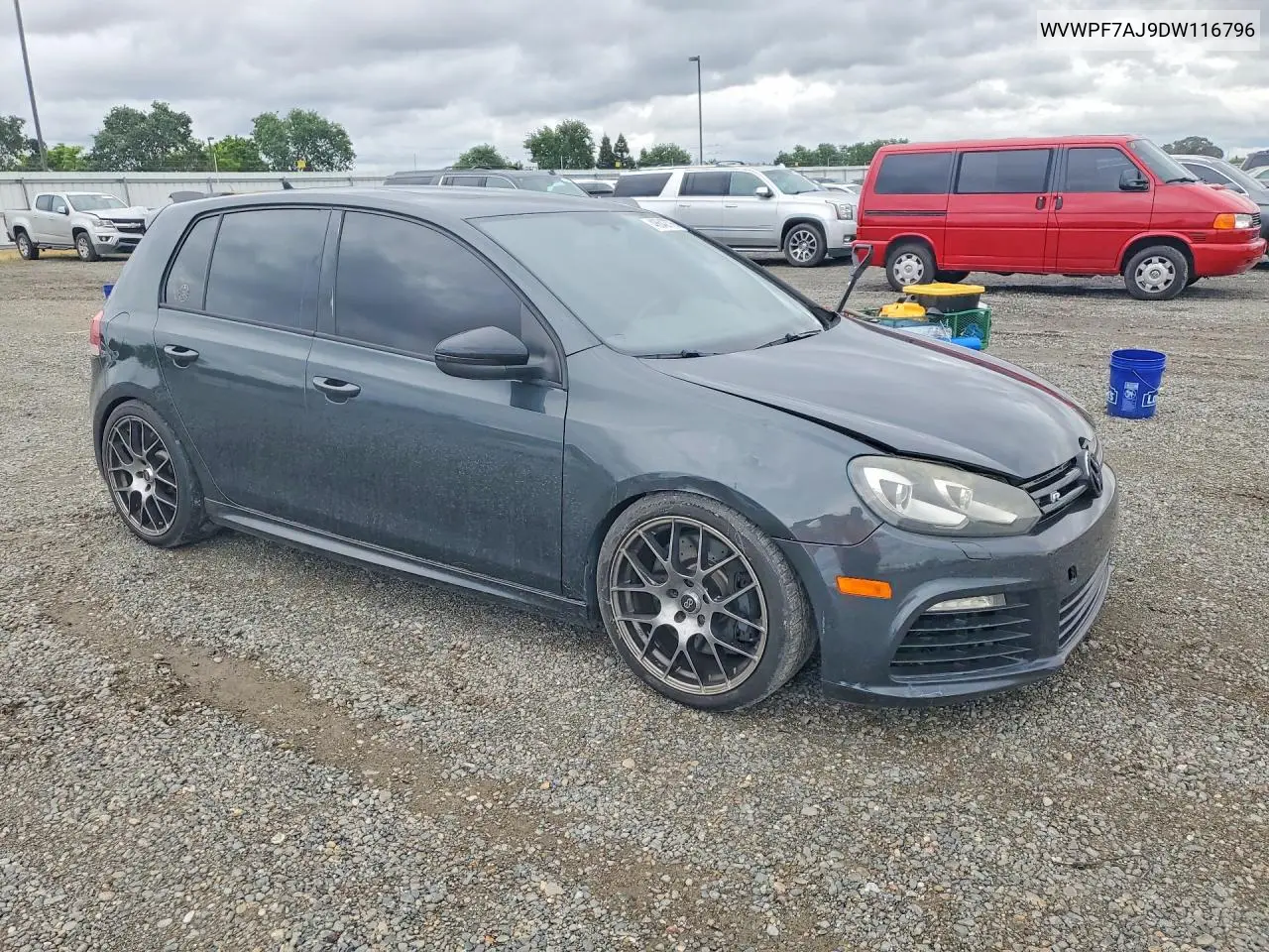 2013 Volkswagen Golf R VIN: WVWPF7AJ9DW116796 Lot: 48642776