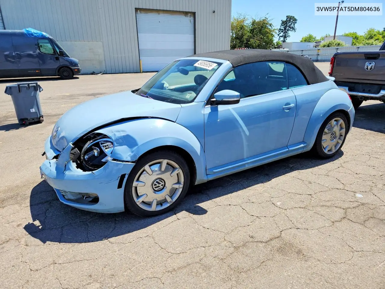 2013 Volkswagen Beetle VIN: 3VW5P7AT5DM804636 Lot: 49056956