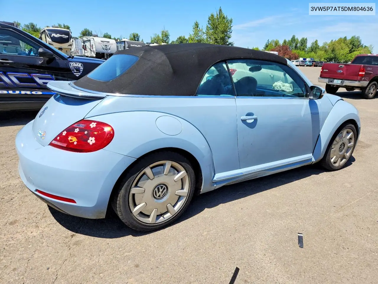 2013 Volkswagen Beetle VIN: 3VW5P7AT5DM804636 Lot: 49056956
