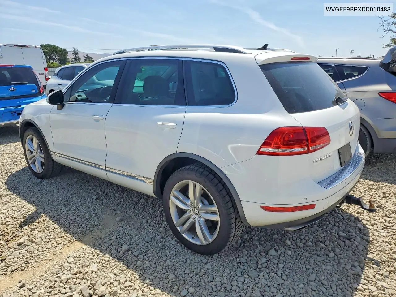 2013 Volkswagen Touareg V6 VIN: WVGEF9BPXDD010483 Lot: 52270496