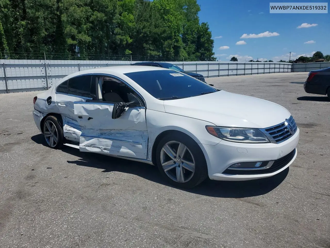2013 Volkswagen Cc Sport VIN: WVWBP7ANXDE519332 Lot: 53010826