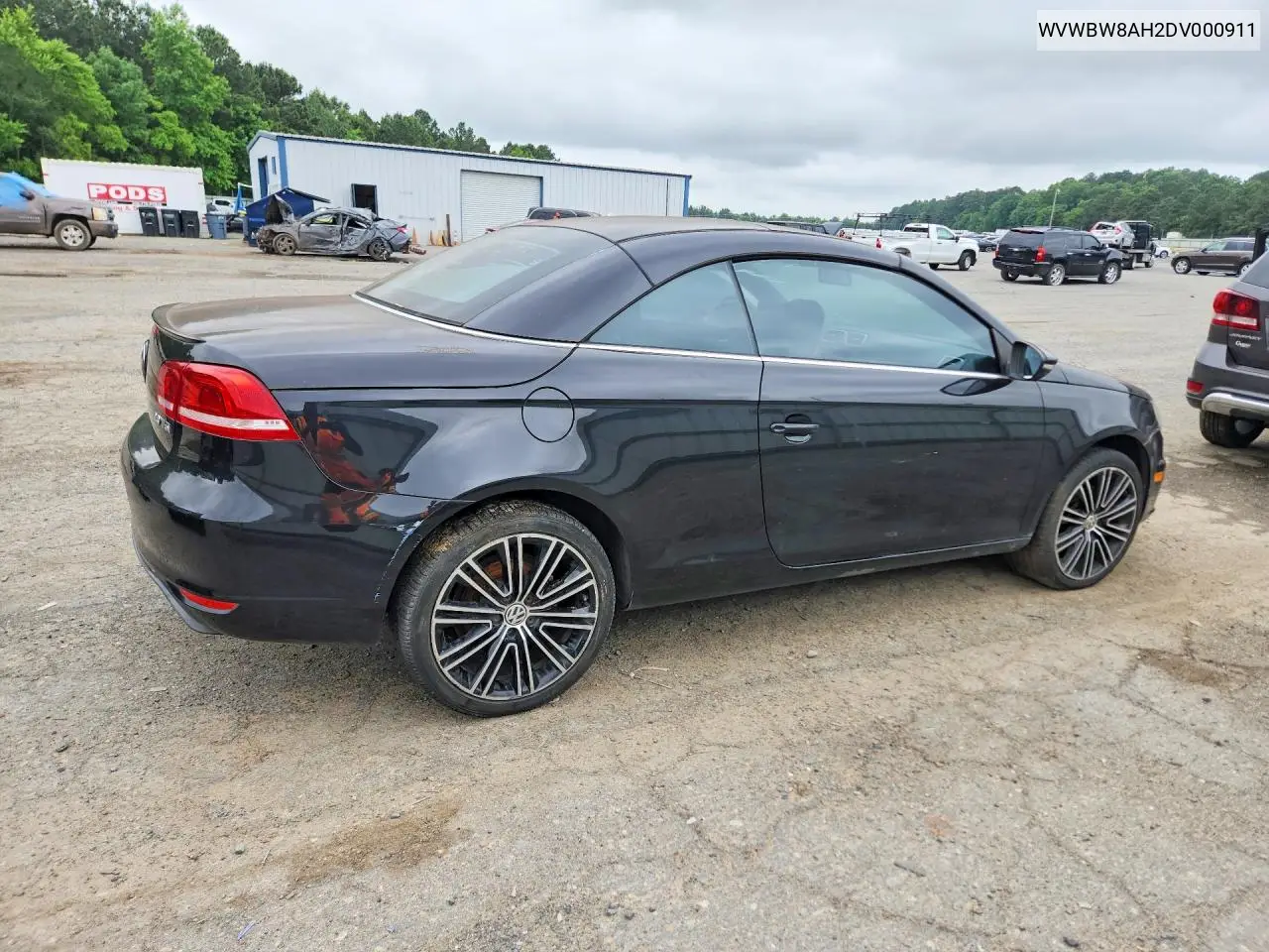 2013 Volkswagen Eos Komfort VIN: WVWBW8AH2DV000911 Lot: 54755836