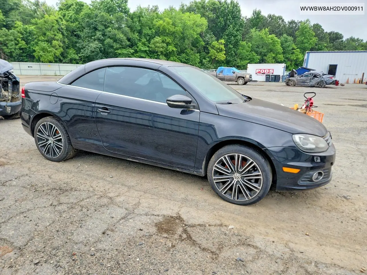 2013 Volkswagen Eos Komfort VIN: WVWBW8AH2DV000911 Lot: 54755836