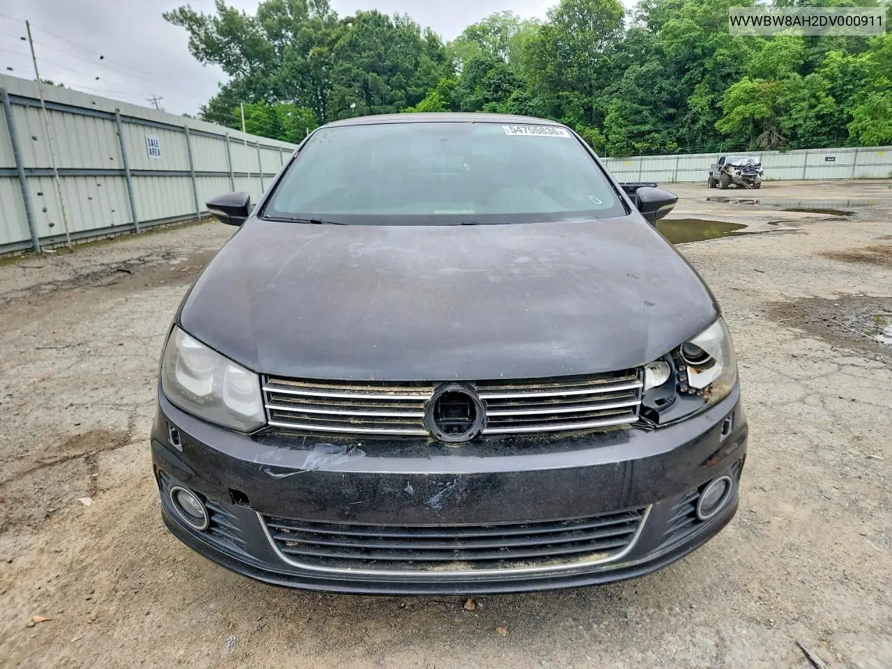 2013 Volkswagen Eos Komfort VIN: WVWBW8AH2DV000911 Lot: 54755836