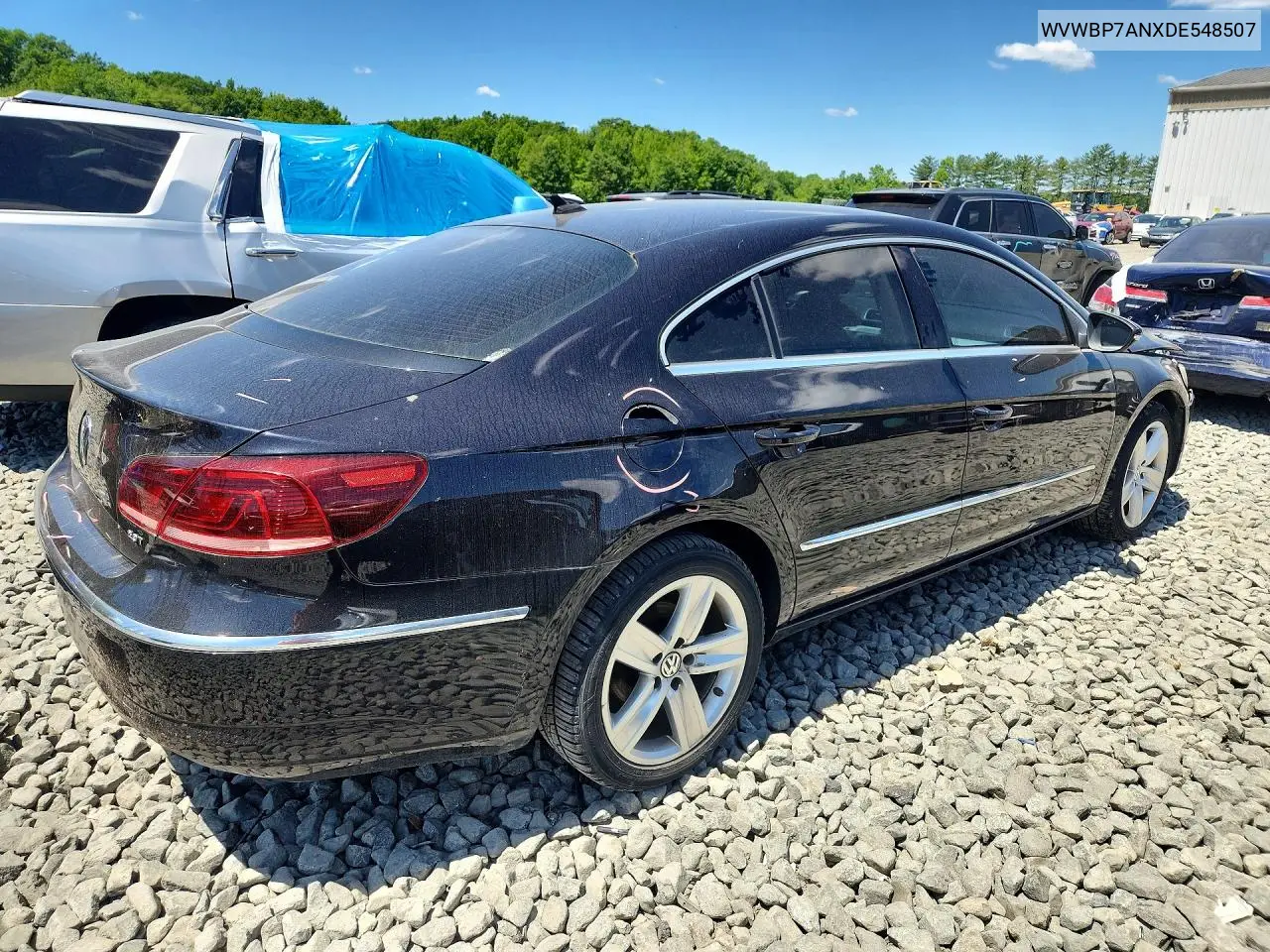 2013 Volkswagen Cc Sport VIN: WVWBP7ANXDE548507 Lot: 55330466