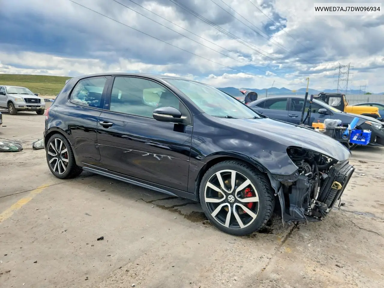 2013 Volkswagen Gti VIN: WVWED7AJ7DW096934 Lot: 55919986