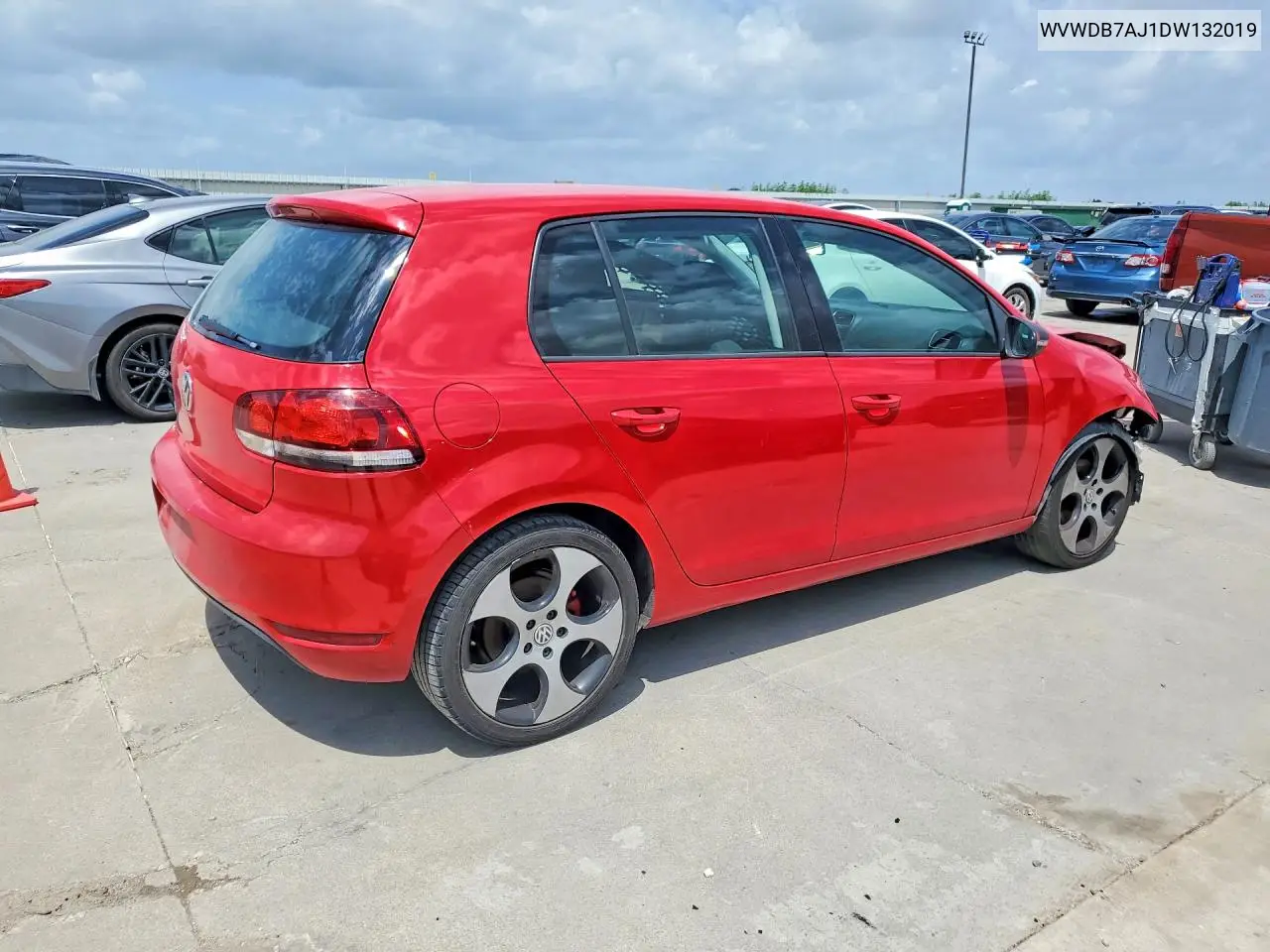 2013 Volkswagen Golf VIN: WVWDB7AJ1DW132019 Lot: 56277276