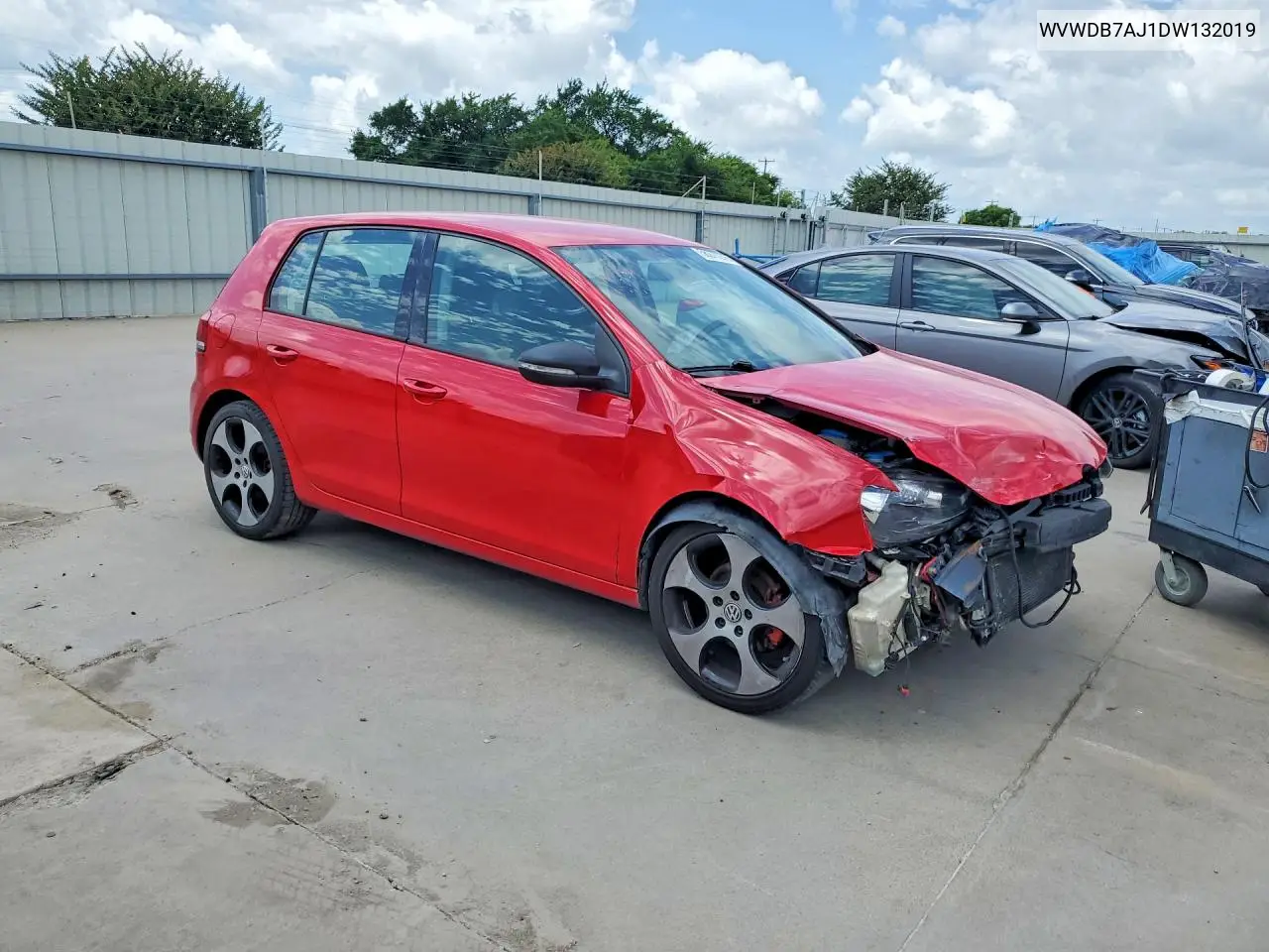 2013 Volkswagen Golf VIN: WVWDB7AJ1DW132019 Lot: 56277276