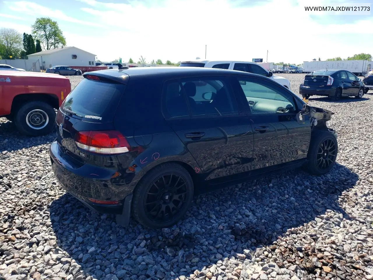 2013 Volkswagen Golf VIN: WVWDM7AJXDW121773 Lot: 56436446
