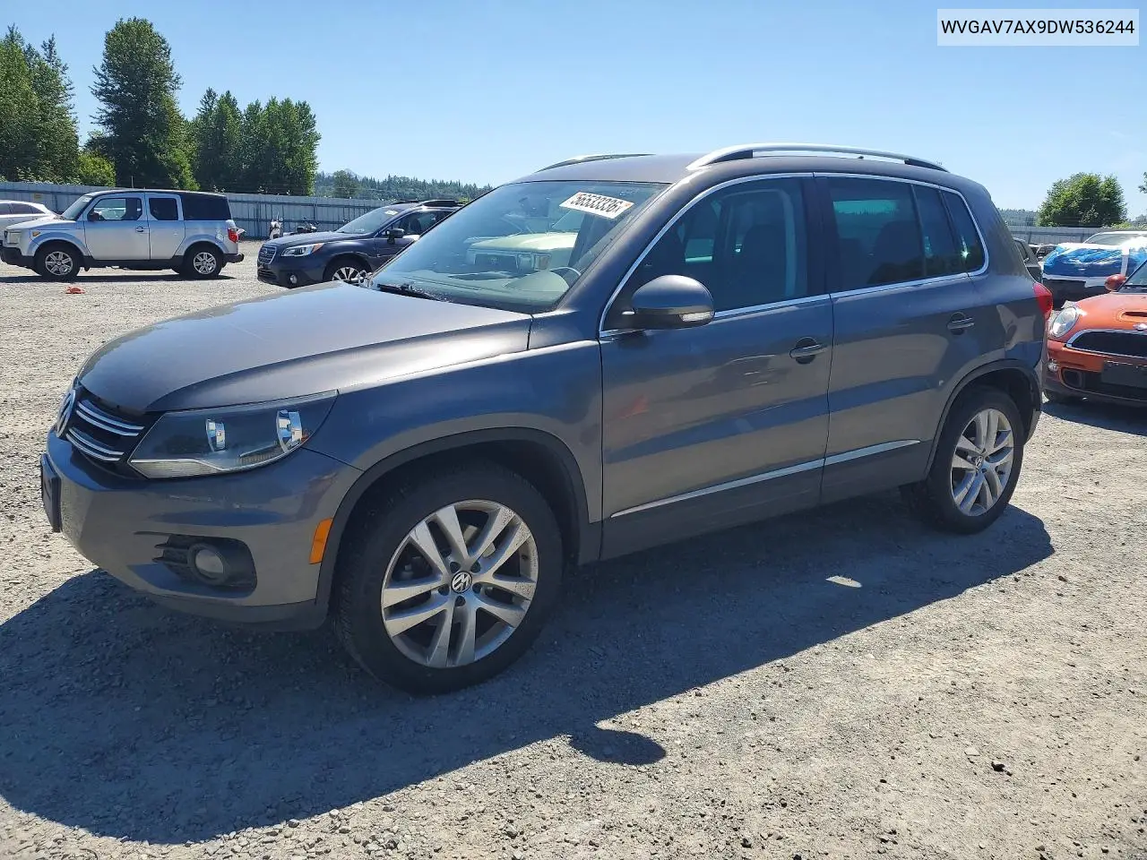 2013 Volkswagen Tiguan S VIN: WVGAV7AX9DW536244 Lot: 56533336
