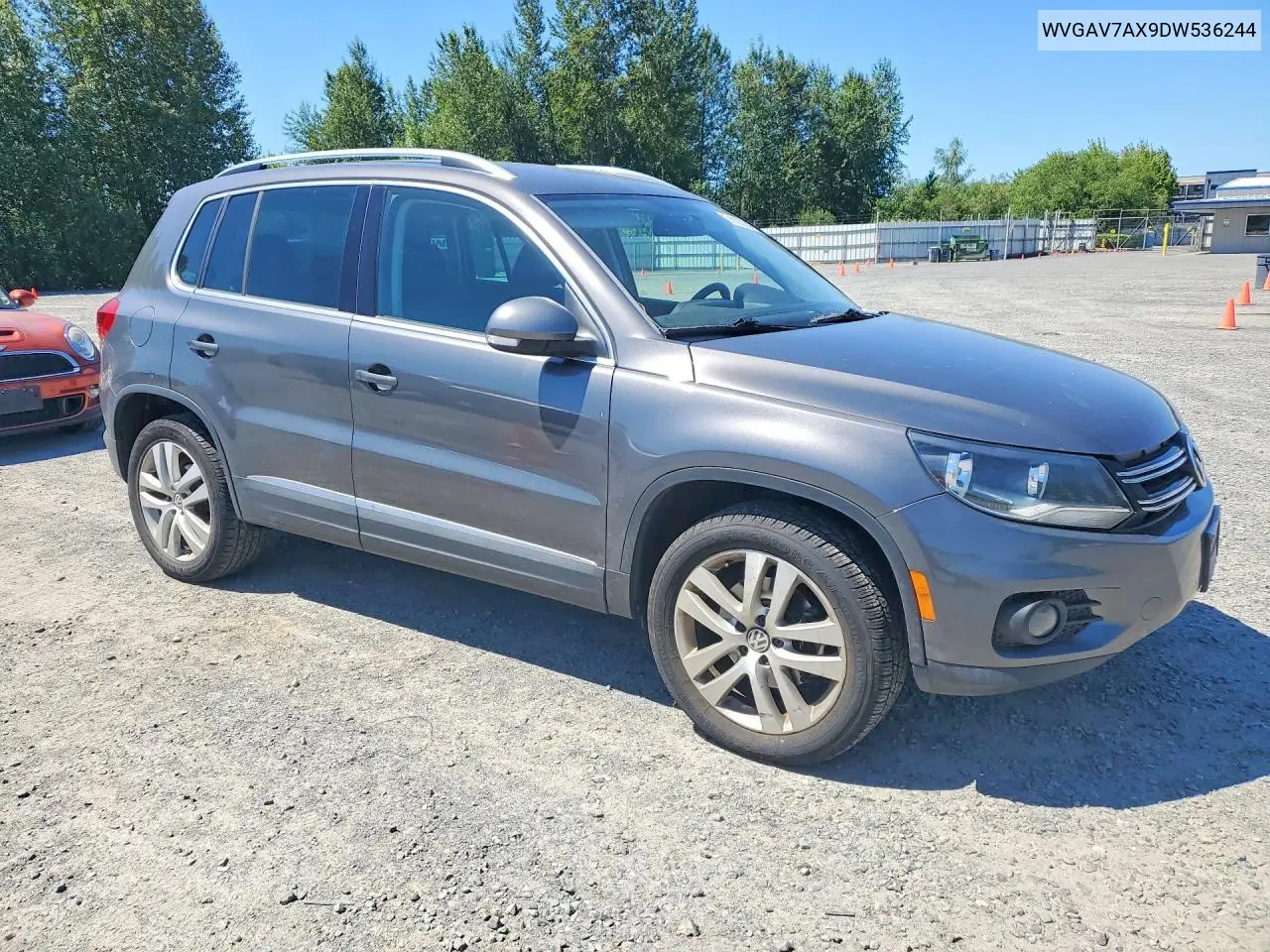 2013 Volkswagen Tiguan S VIN: WVGAV7AX9DW536244 Lot: 56533336