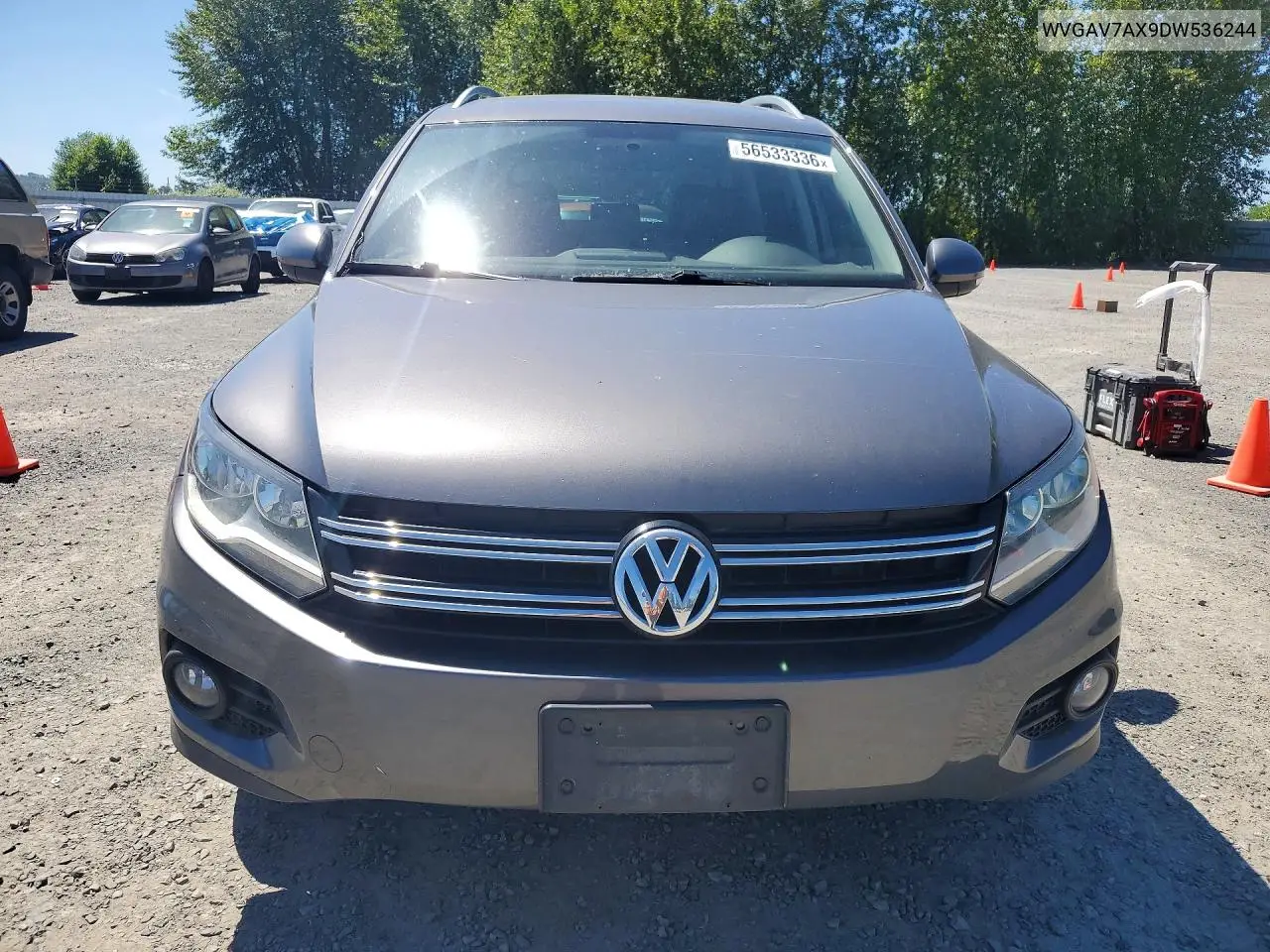 2013 Volkswagen Tiguan S VIN: WVGAV7AX9DW536244 Lot: 56533336