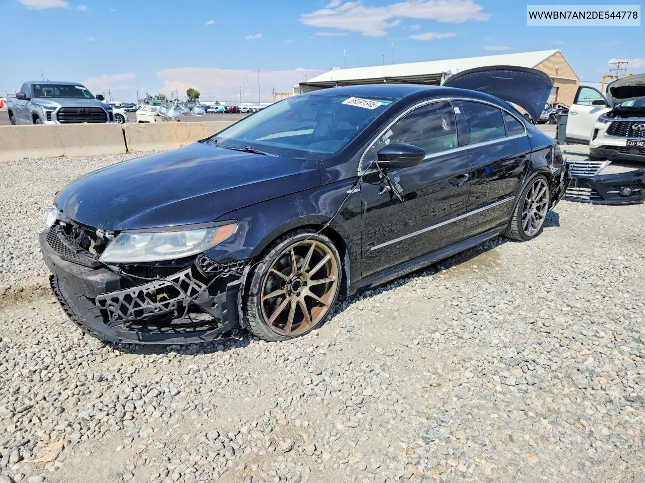 2013 Volkswagen Cc Sport VIN: WVWBN7AN2DE544778 Lot: 56591346