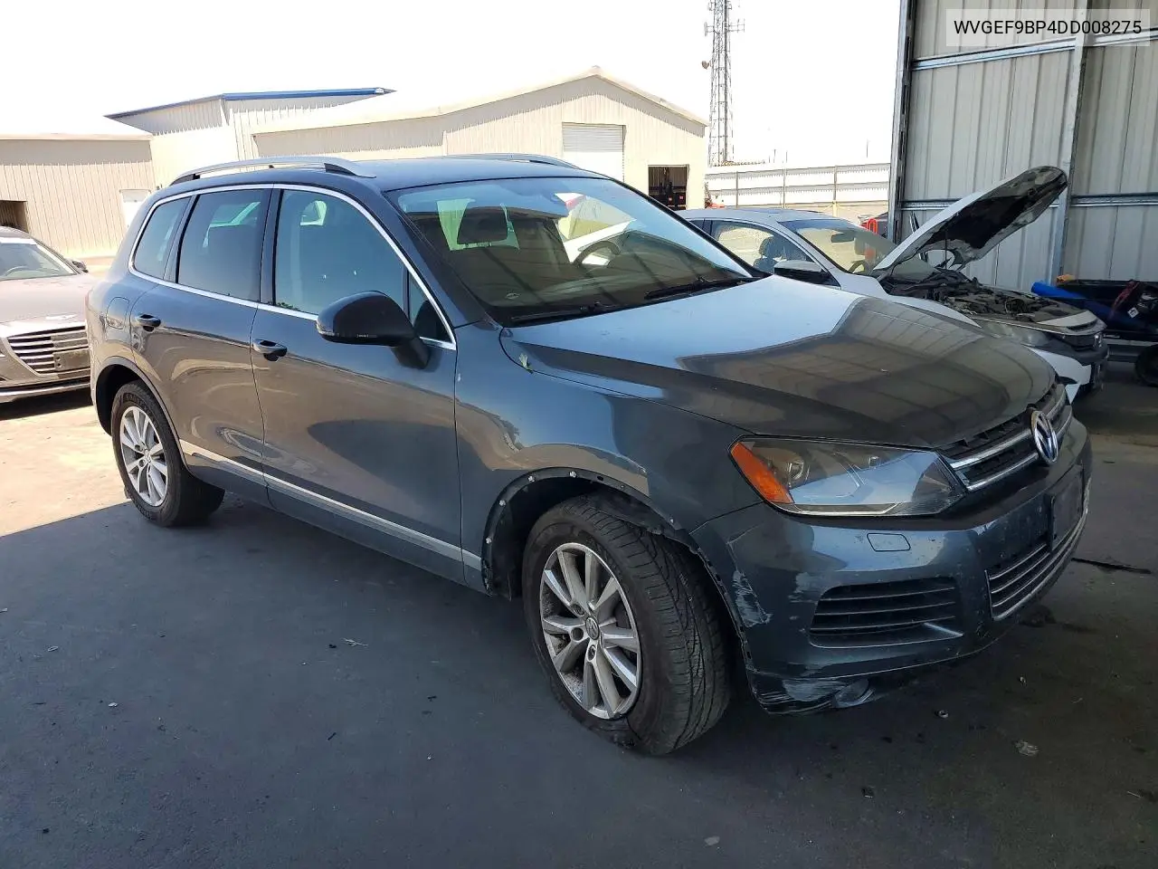 2013 Volkswagen Touareg V6 VIN: WVGEF9BP4DD008275 Lot: 56746476