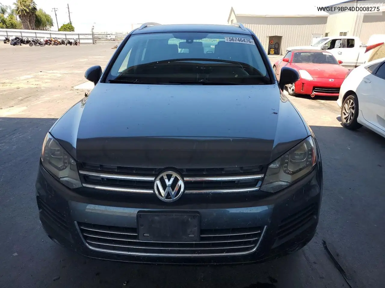2013 Volkswagen Touareg V6 VIN: WVGEF9BP4DD008275 Lot: 56746476