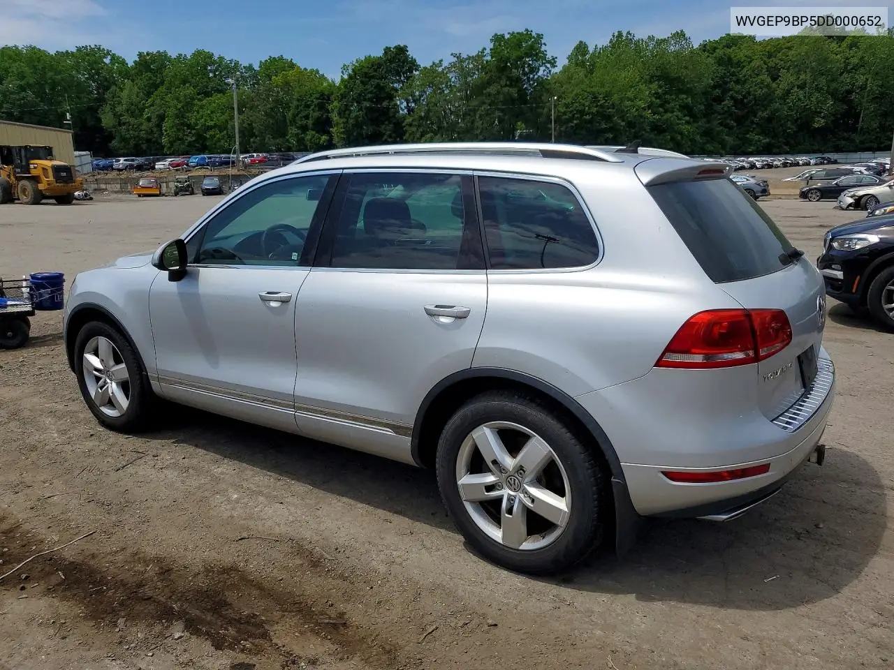 2013 Volkswagen Touareg V6 Tdi VIN: WVGEP9BP5DD000652 Lot: 56774236