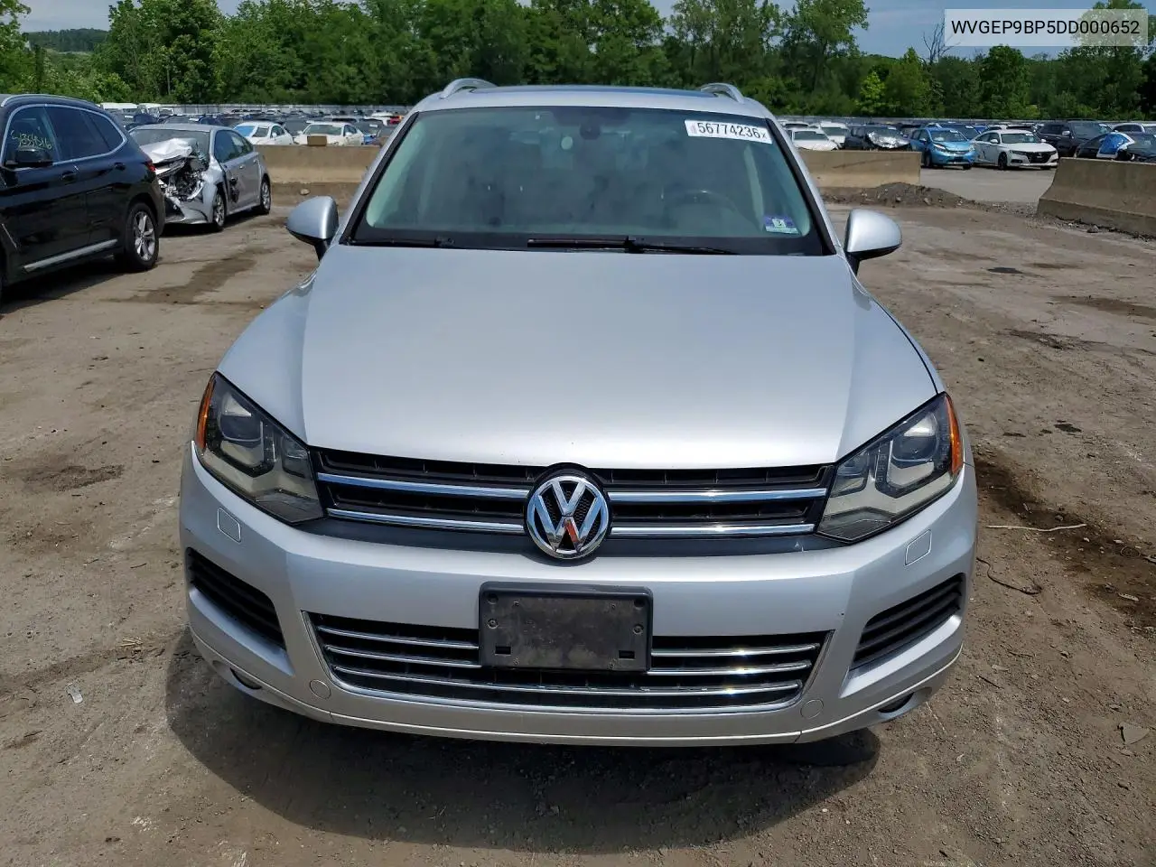 2013 Volkswagen Touareg V6 Tdi VIN: WVGEP9BP5DD000652 Lot: 56774236