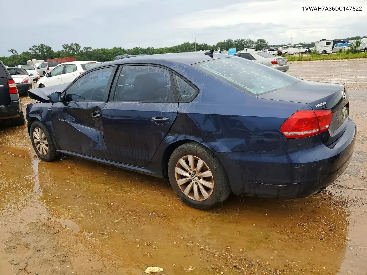 2013 Volkswagen Passat S VIN: 1VWAH7A36DC147522 Lot: 56800686
