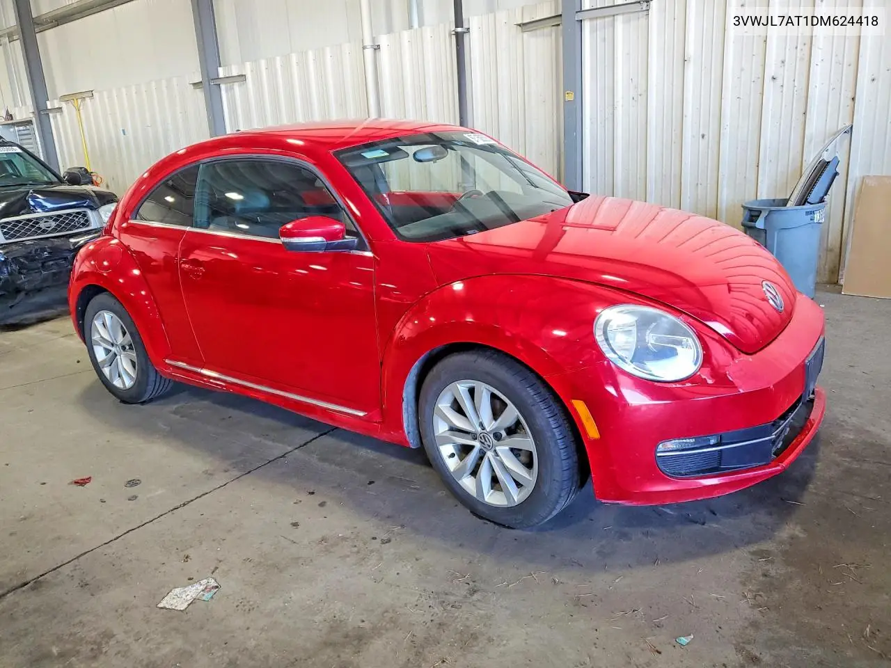 2013 Volkswagen Beetle VIN: 3VWJL7AT1DM624418 Lot: 57150506