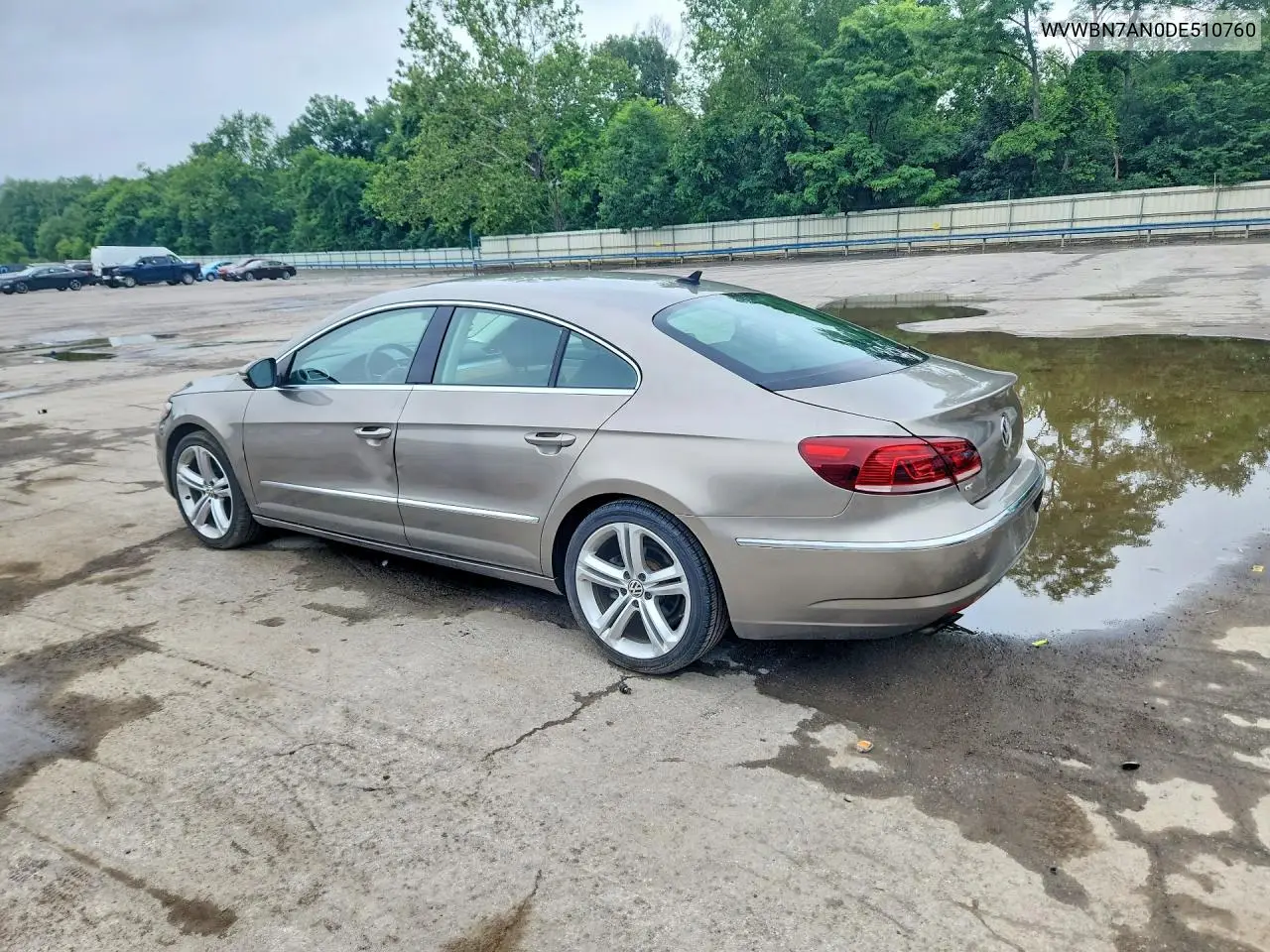 2013 Volkswagen Cc Sport VIN: WVWBN7AN0DE510760 Lot: 58056636