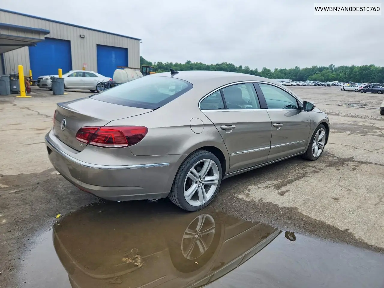2013 Volkswagen Cc Sport VIN: WVWBN7AN0DE510760 Lot: 58056636