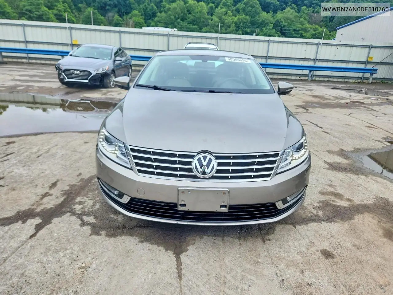 2013 Volkswagen Cc Sport VIN: WVWBN7AN0DE510760 Lot: 58056636